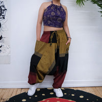 Unisex Organic Cotton Harem Pants with Pockets