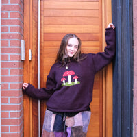 Mushroom Magic Knitted Sweater