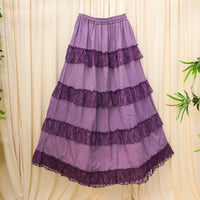 Cotton Boho Lace Skirts