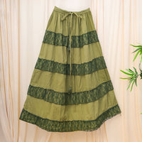 Cotton Boho Lace Skirts