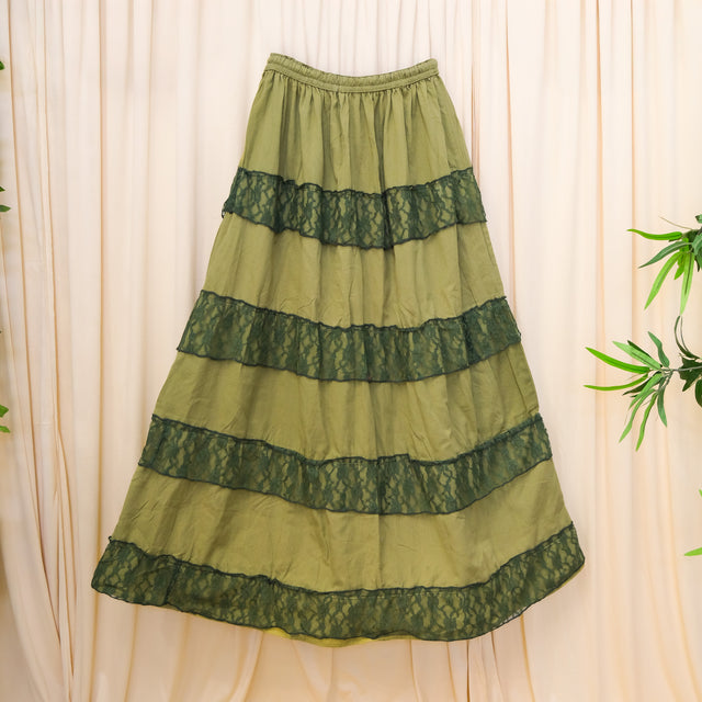 Cotton Boho Lace Skirts