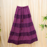 Cotton Boho Lace Skirts