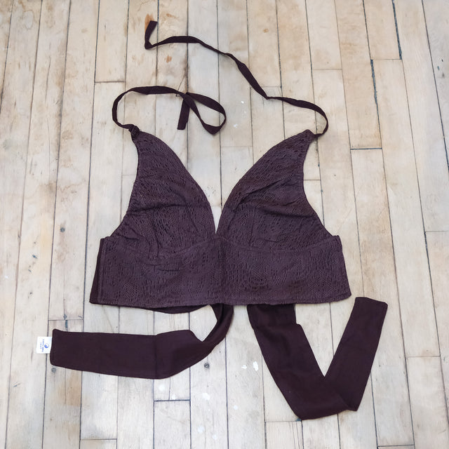 Cotton Boho Lace Reversible  Bralette