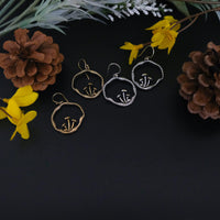 Vintage Mushroom Dangle Earring