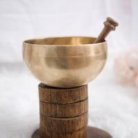 Tibetan Singing Bowl with Wooden Mallet