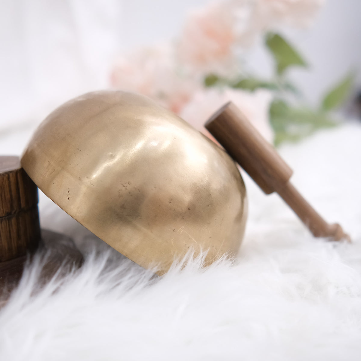 Tibetan Singing Bowl with Wooden Mallet