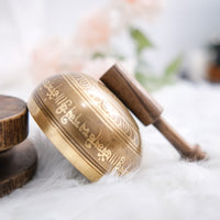 4 inches Healing Mantra Engraved Singing Bowl