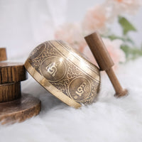 Tibetan Singing Bowl with Mantra Engraving