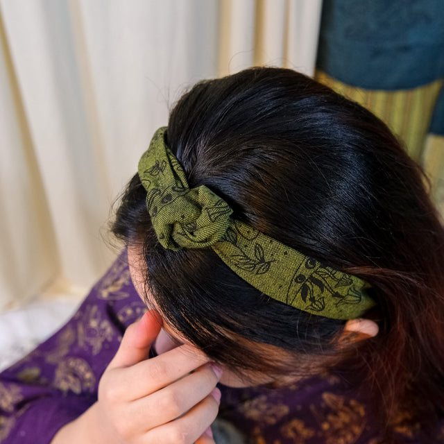 Boho Long Celestial Mushroom Head Wrap