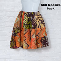 Kantha Tiered Mini Skirts