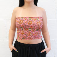 Paisley Celestial Boho Bandeau Top