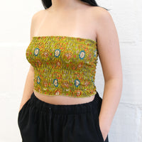 Paisley Celestial Boho Bandeau Top