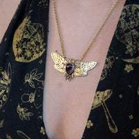 Boho Butterfly Crystal Necklace