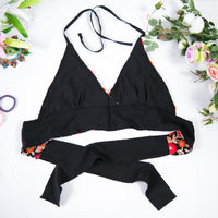 Psychedelic Vintage Hand Embroidered Halter Top