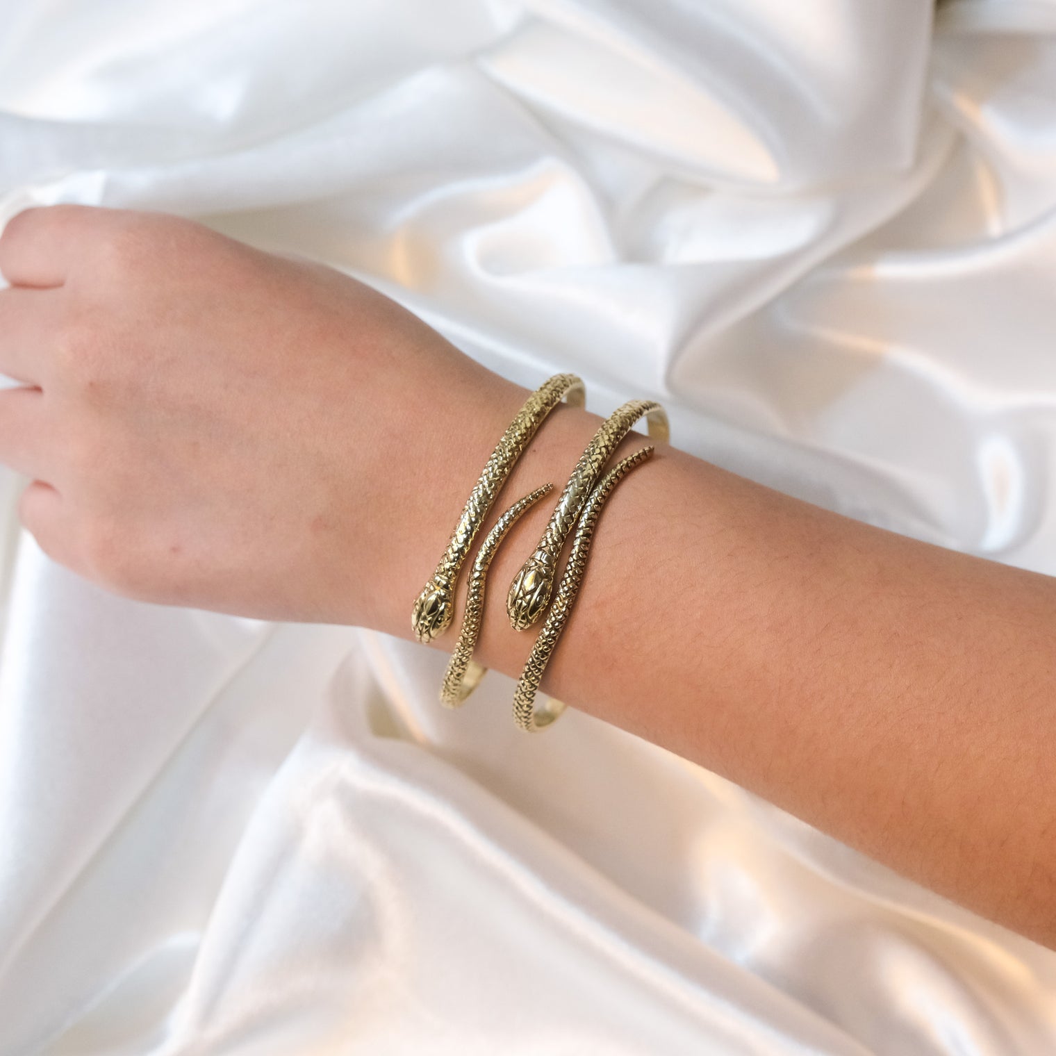 Boho Metal Snake Cuffs