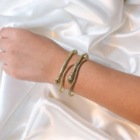 Boho Metal Snake Cuffs