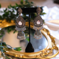 Boho Silver Long Earrings