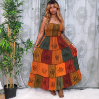 Boho Patchwork Multi Style Dress+ Skirt