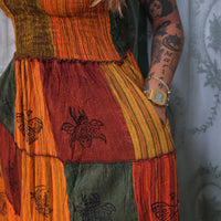Boho Patchwork Multi Style Dress+ Skirt
