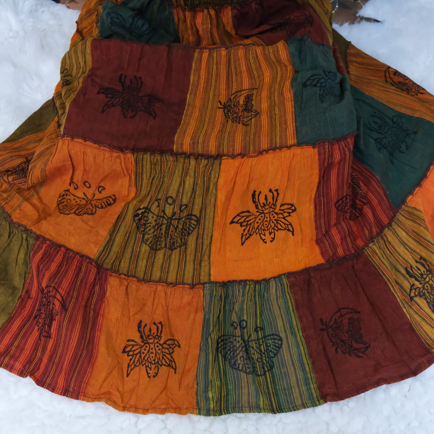 Boho Patchwork Multi Style Dress+ Skirt