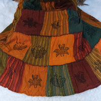 Boho Patchwork Multi Style Dress+ Skirt