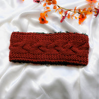 Knitted Head warmer with Fleece Lining