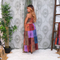 Boho Patchwork Multi Style Dress+ Skirt