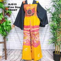 Kantha Boho Bell Bottom Jumpsuit