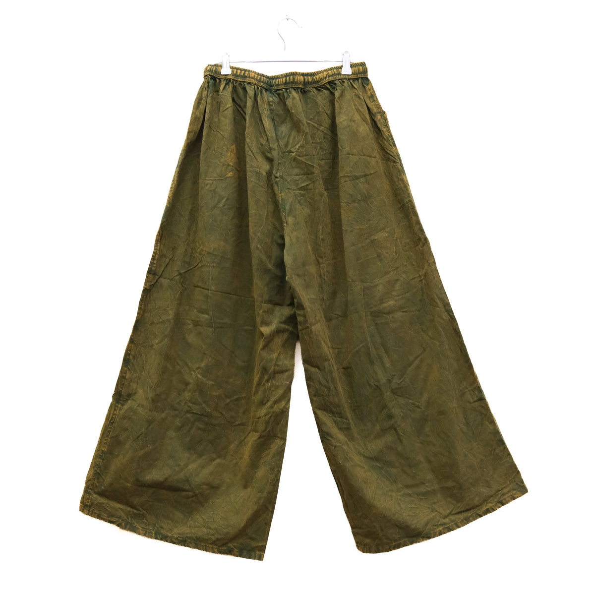 Handmade Hippie Stonewashed Patchwork Wide Leg Pants