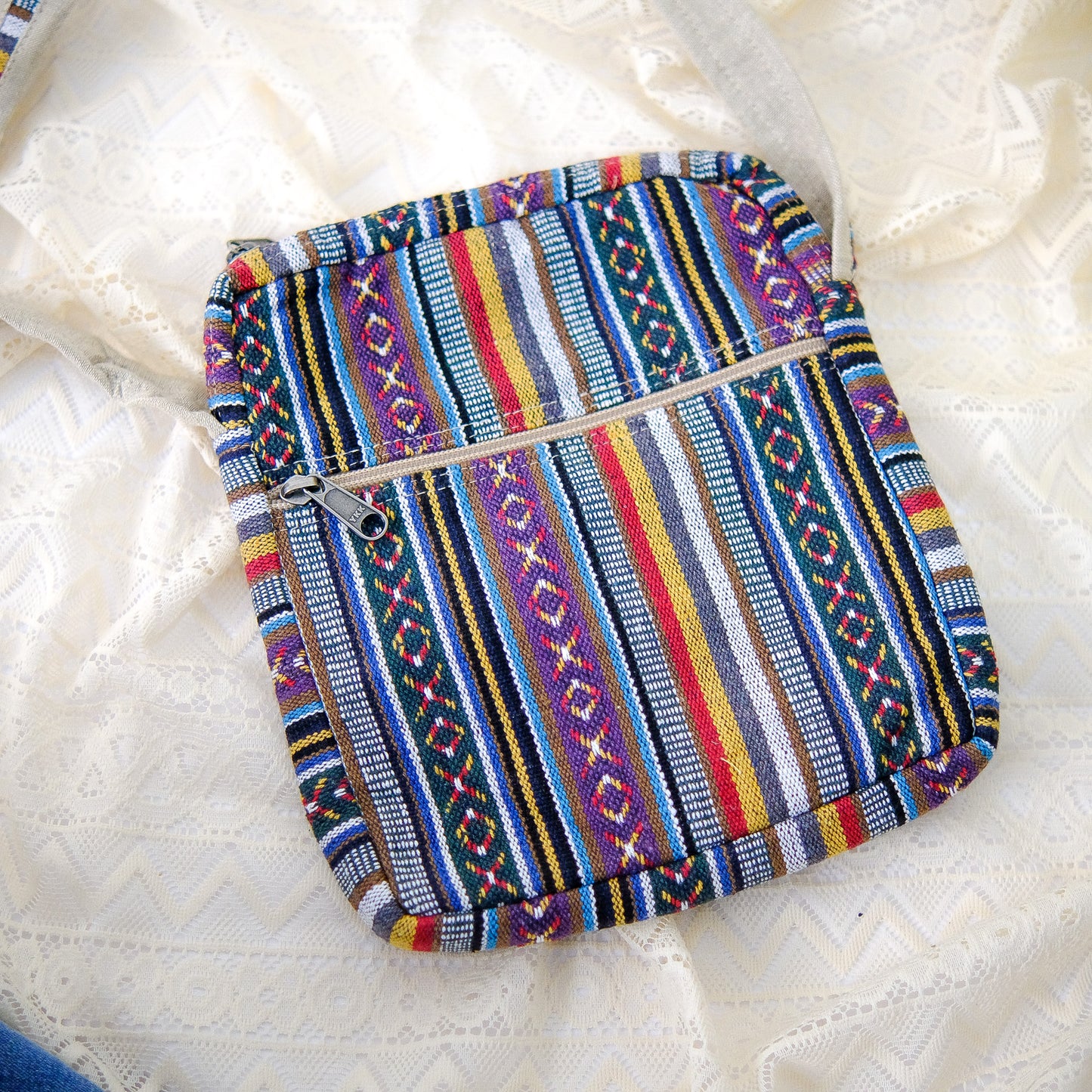 Boho Hemp/Cotton Handwoven Bag