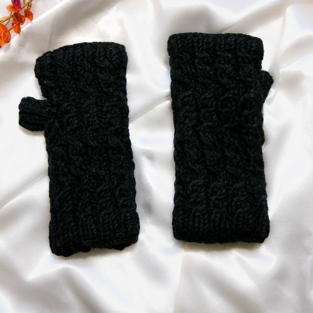 Crocheted Fleece Lined Winter Handwarmer