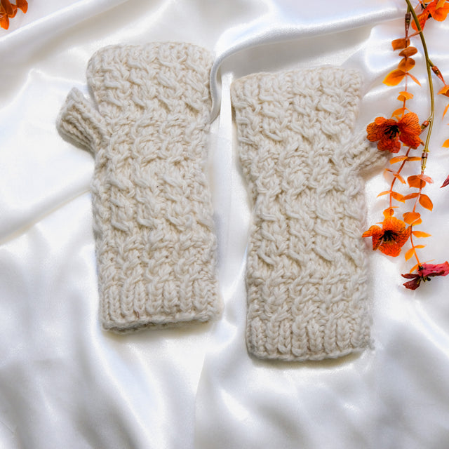 Crocheted Fleece Lined Winter Handwarmer