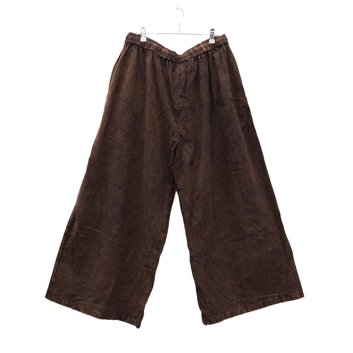 Boho Floral Patchwork Wide Leg Cotton Pants