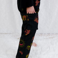 Whimsy Goth Cotton Cargo Pants