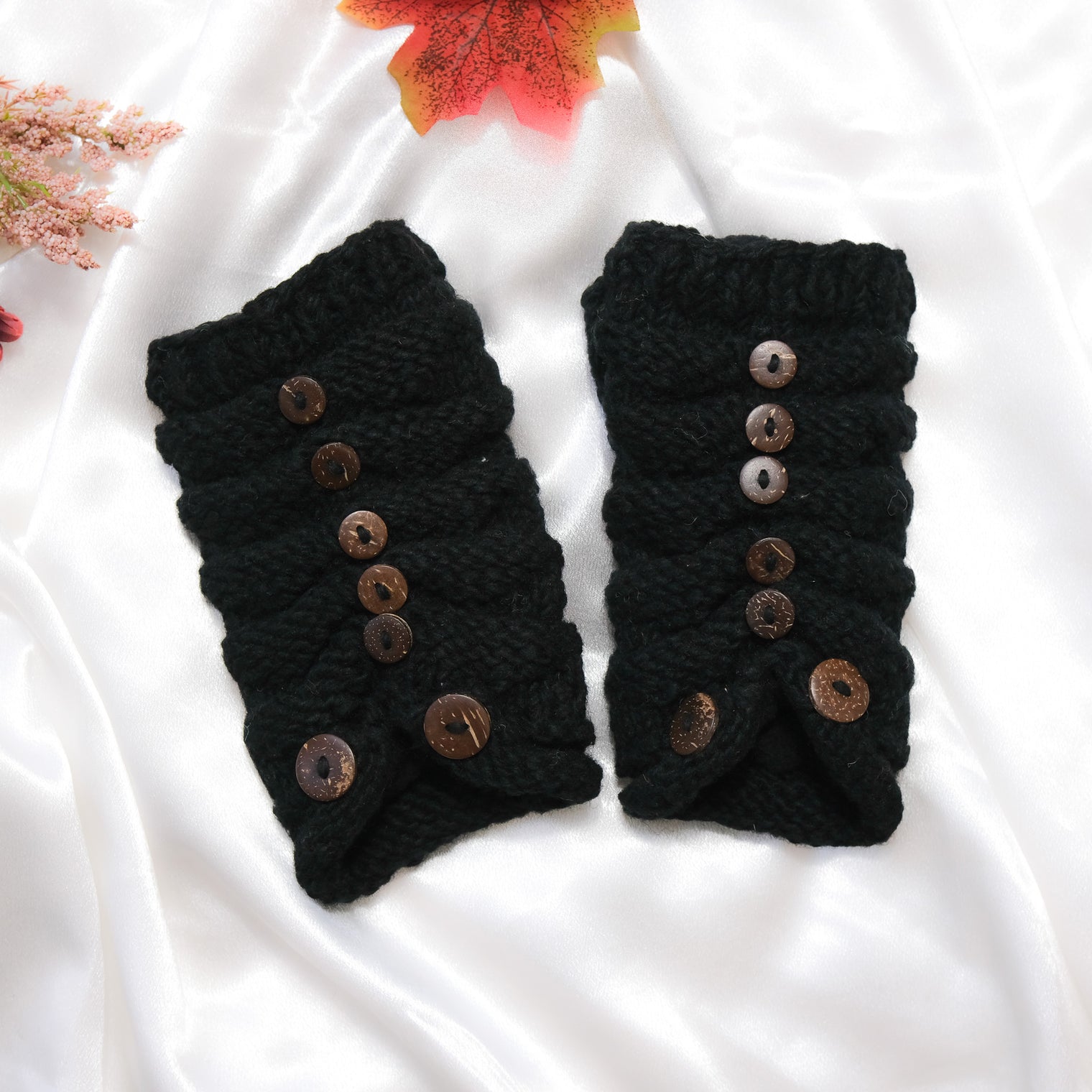 Knitted Fleece Lined Winter Handwarmer