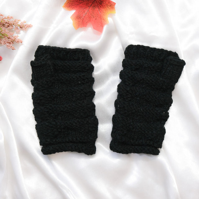 Knitted Fleece Lined Winter Handwarmer