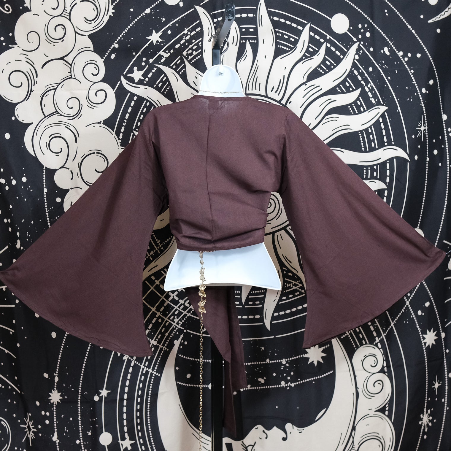 Solid Cotton Wrap Top