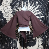 Solid Cotton Wrap Top