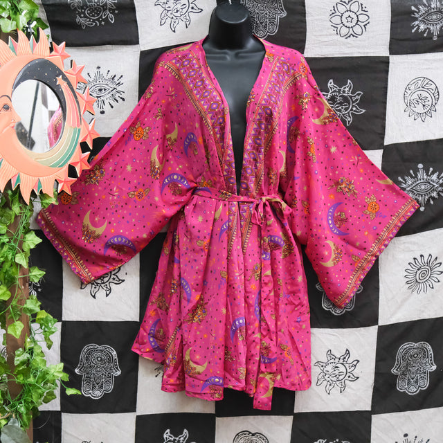 Celestial Short Boho Kimono