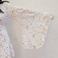 Celestial Goddess Boho Wrap Dress