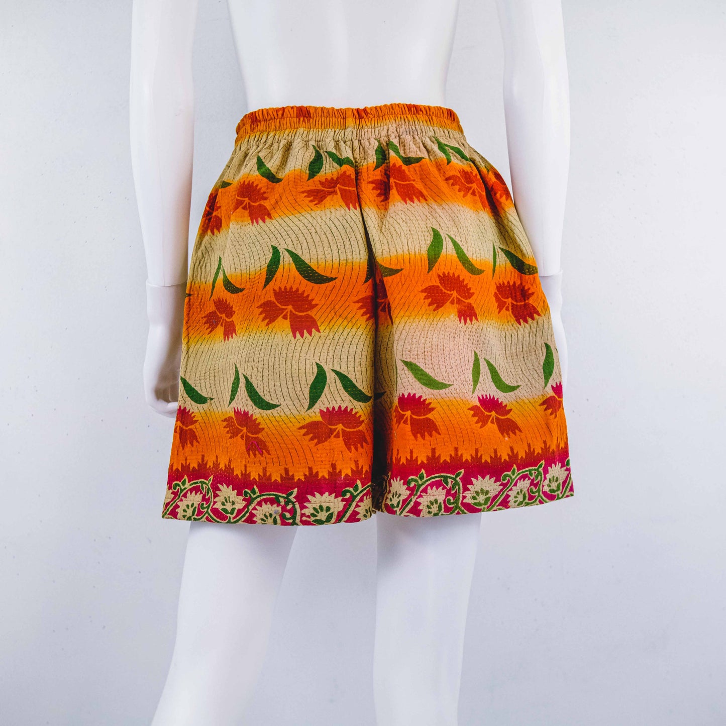 Bohemian Style Cotton Upcycled Shorts