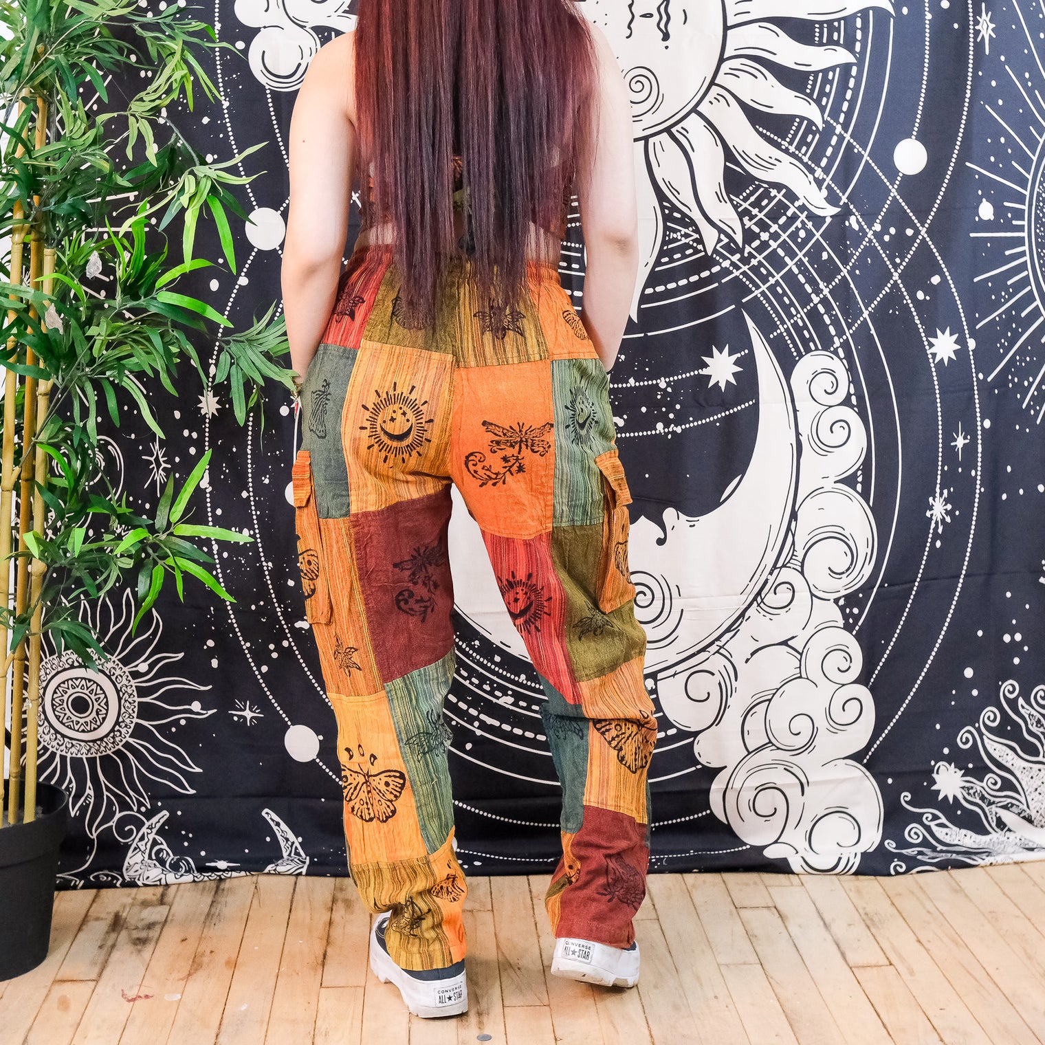 Patchwork Cargo Unisex Pants