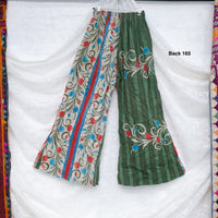 Kantha Stitched Bliss Flowy Leg Pants