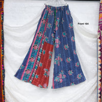 Kantha Stitched Bliss Wide Leg Pants