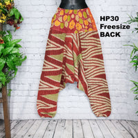 Cotton Kantha Harem Pants