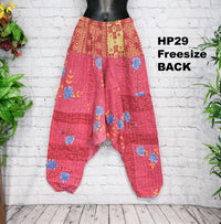 Cotton Kantha Harem Pants