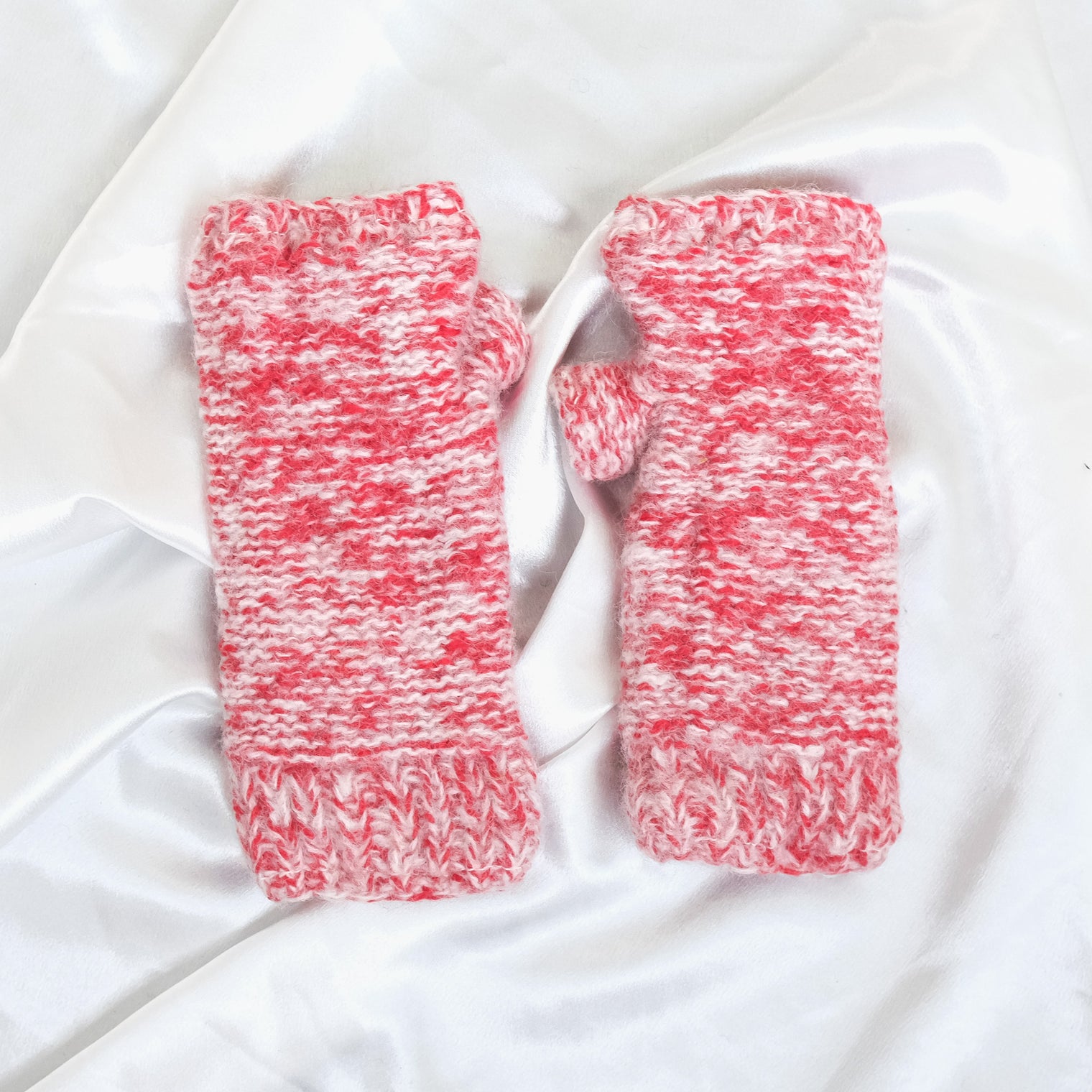 Knitted Handwarmer with Fleece Lining