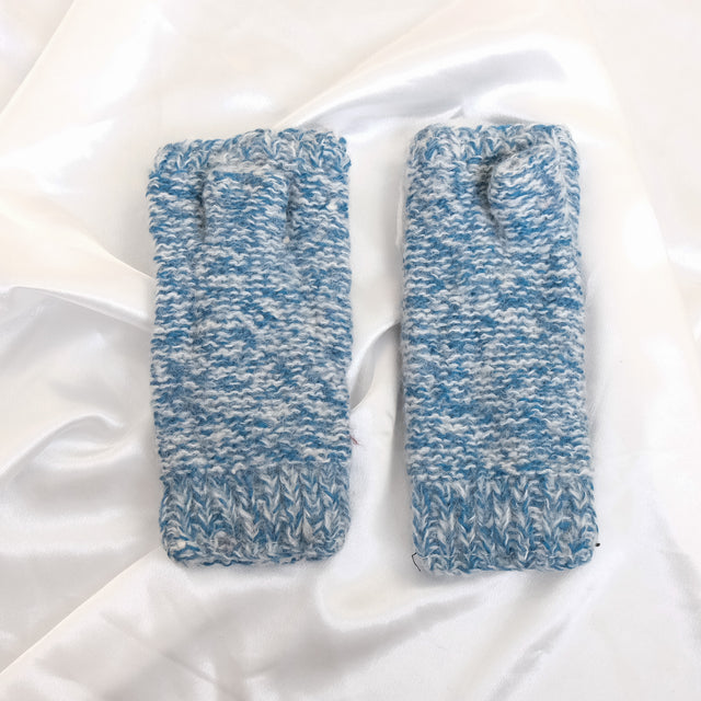 Knitted Handwarmer with Fleece Lining