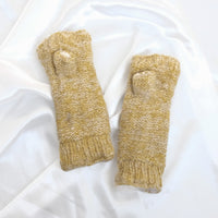 Knitted Handwarmer with Fleece Lining