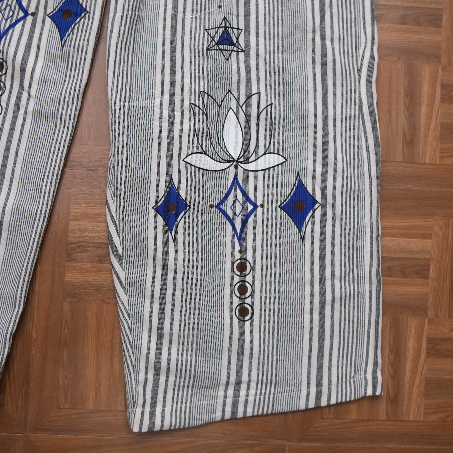 Mystic Evil Eye Stripe Cotton Pants